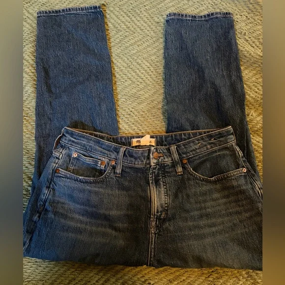 MADEWELL CURVY PERFECT VINTAGE JEAN DECATUR BLUE WASH | SIZE 31 PETITE - Picture 5 of 8